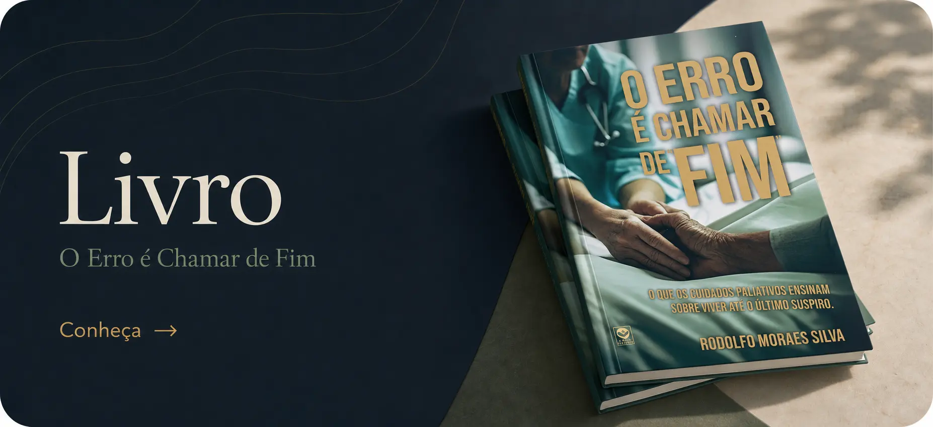 Livro do Dr. Rodolfo Moraes sobre Cuidados Paliativos